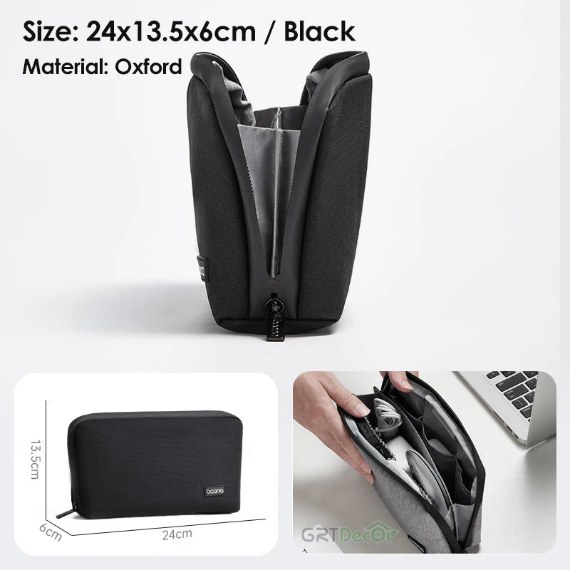 Multifunctional Digital Storage Bag – Perfect for Cables, Chargers, Hard Drives & Accessories While Traveling