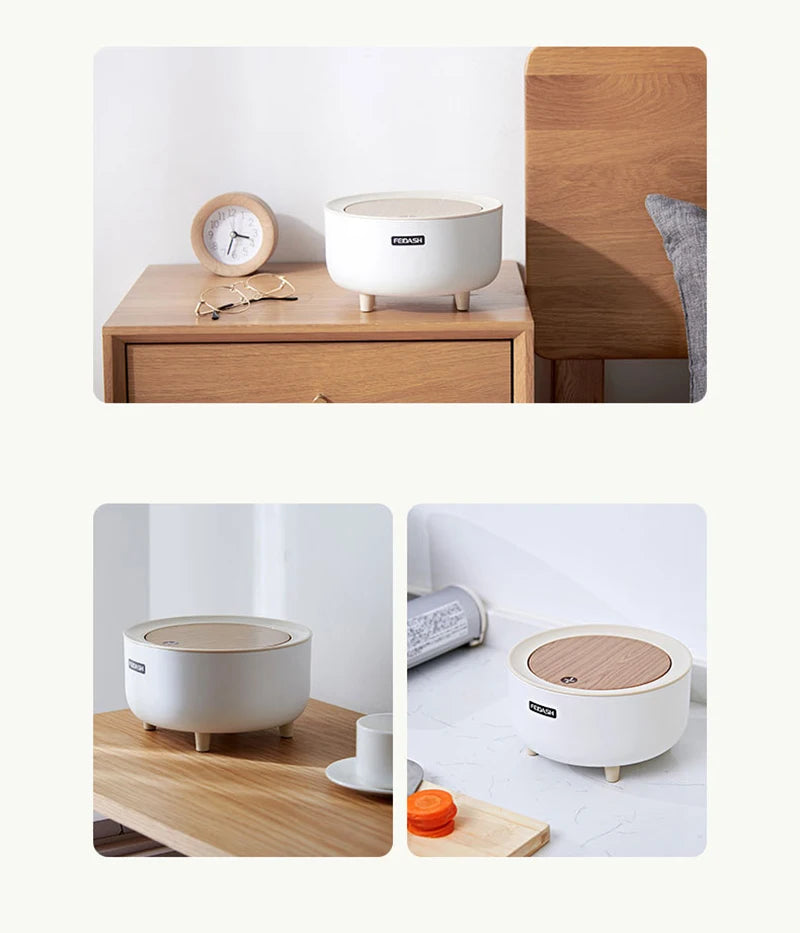 Mini table trash can