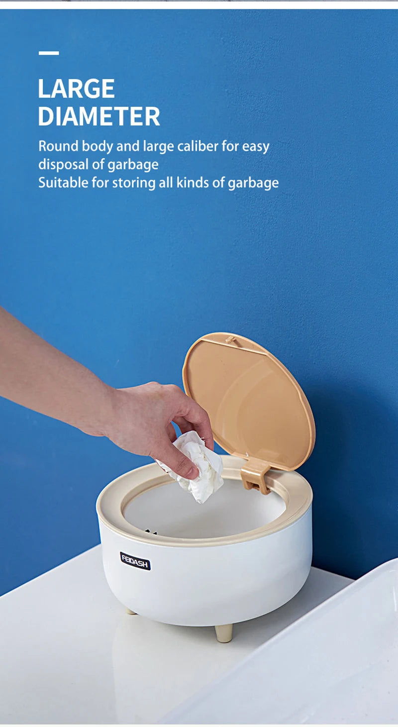 Mini table trash can