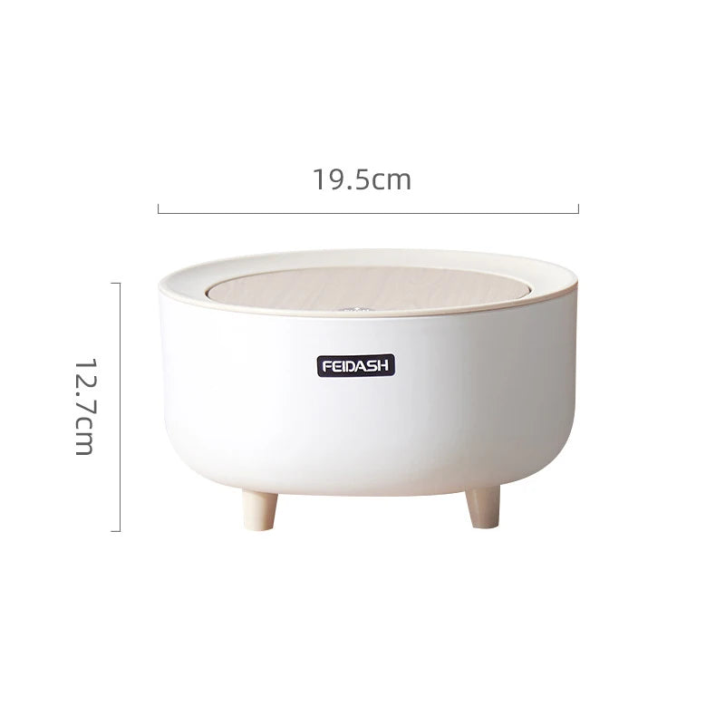 Mini table trash can