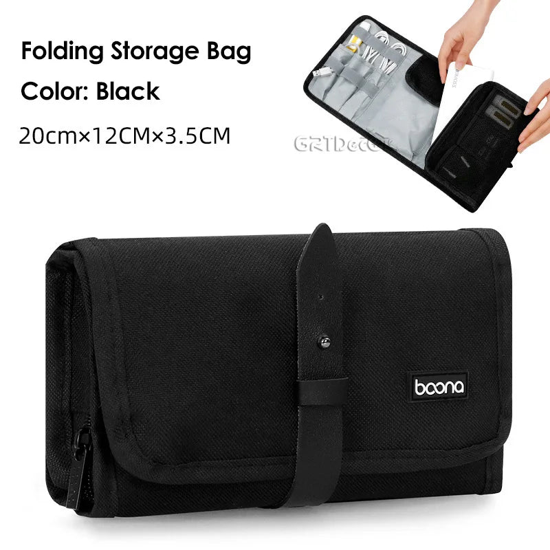 Multifunctional Digital Storage Bag – Perfect for Cables, Chargers, Hard Drives & Accessories While Traveling