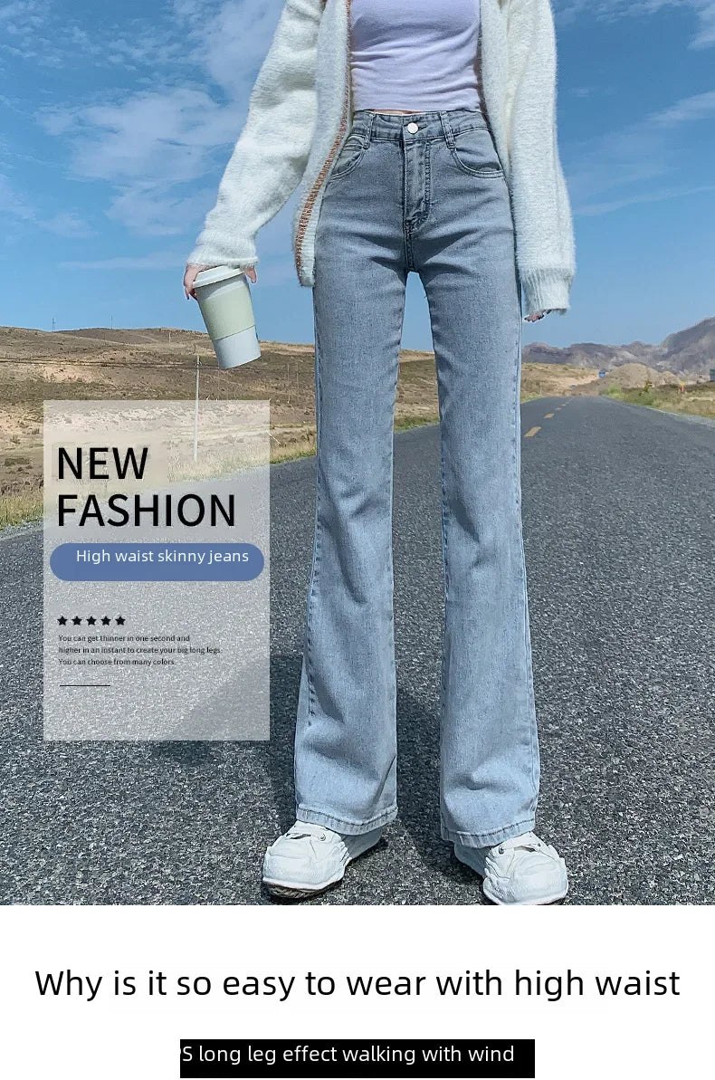 Figure-Flattering High-Rise Jeans – Comfy Stretch Fabric, Petite Friendly