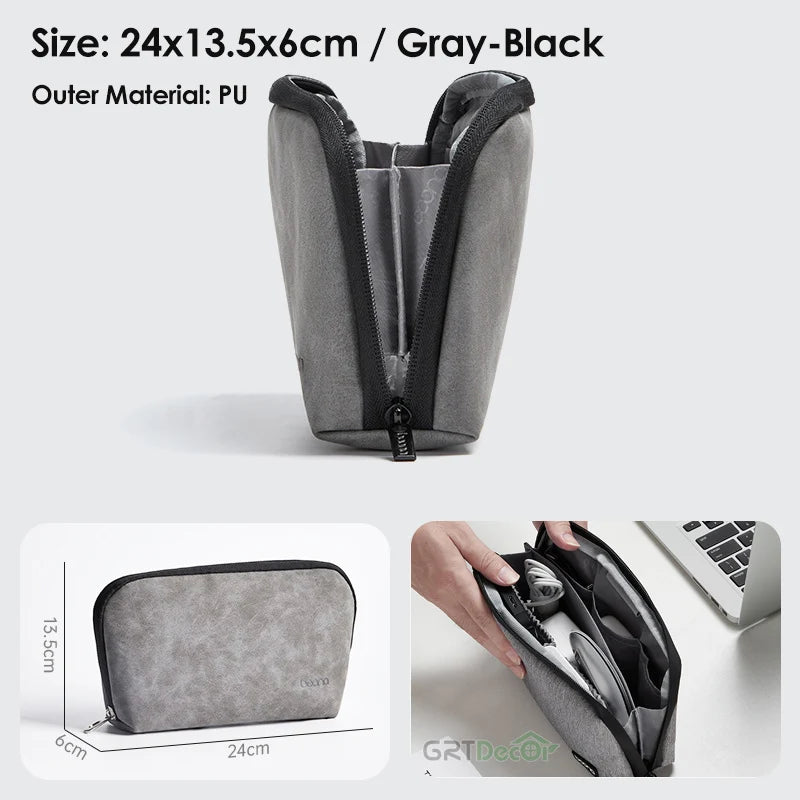 Multifunctional Digital Storage Bag – Perfect for Cables, Chargers, Hard Drives & Accessories While Traveling