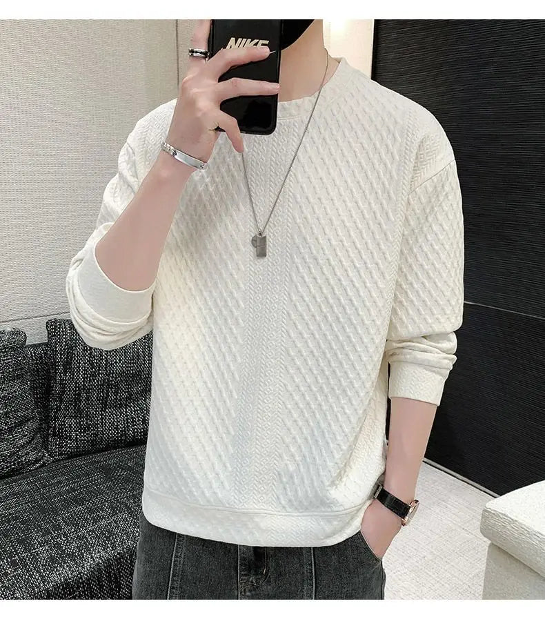 Y2K KPOP men’s sweater – elegant and casual for spring and autumn