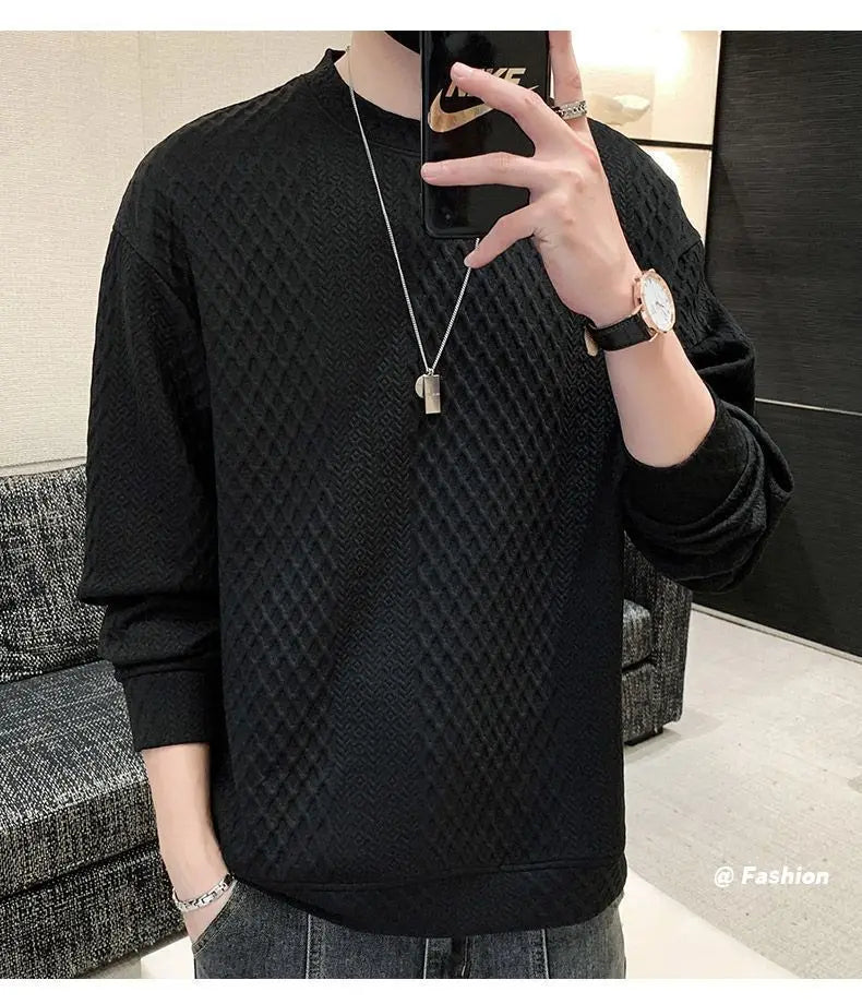 Y2K KPOP men’s sweater – elegant and casual for spring and autumn