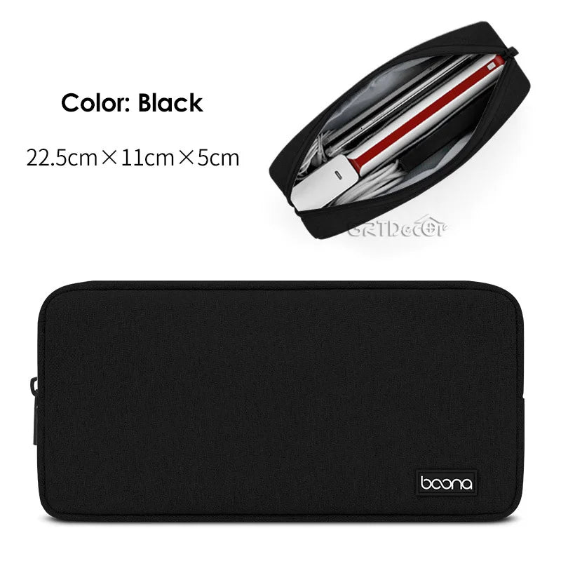 Multifunctional Digital Storage Bag – Perfect for Cables, Chargers, Hard Drives & Accessories While Traveling