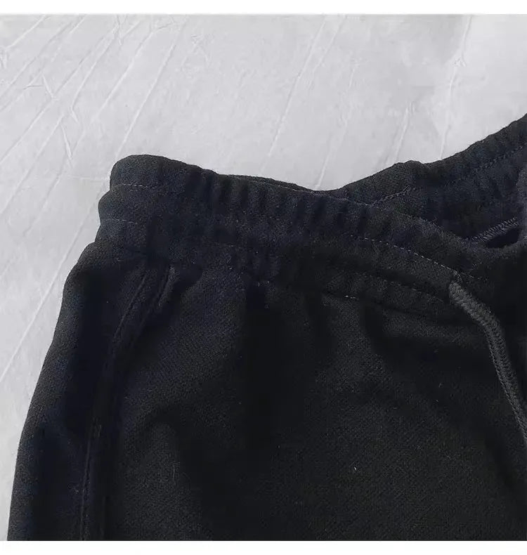 Women’s summer shorts with drawstring – lightweight high-waist sports shorts with A-line cut, loose and comfortable for yoga, running, and leisure