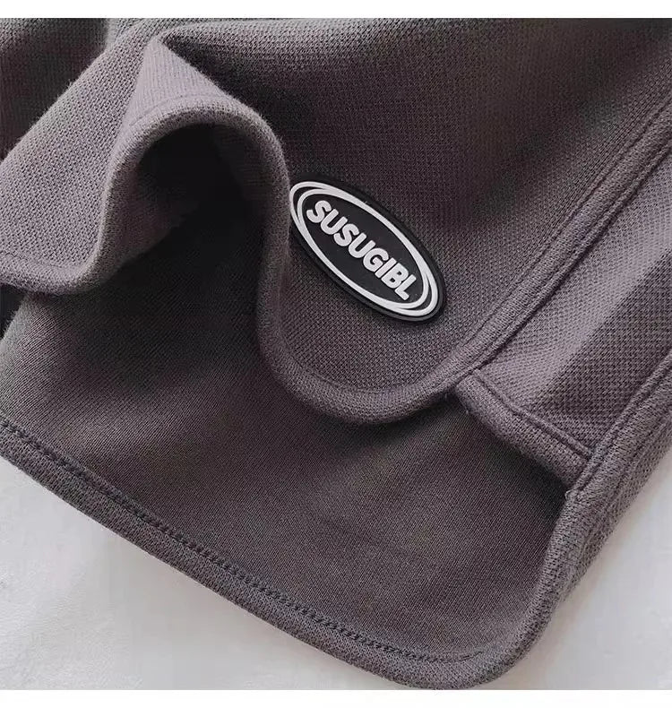 Women’s summer shorts with drawstring – lightweight high-waist sports shorts with A-line cut, loose and comfortable for yoga, running, and leisure
