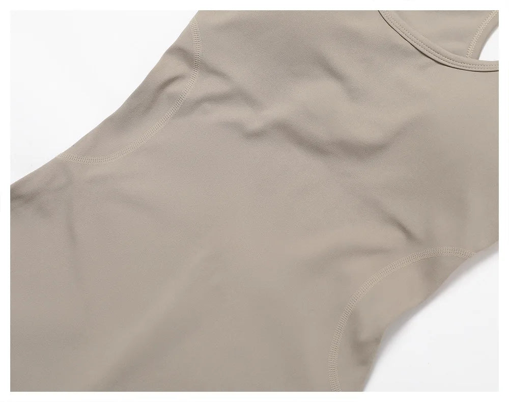 Form-fitting workout jumpsuit for women