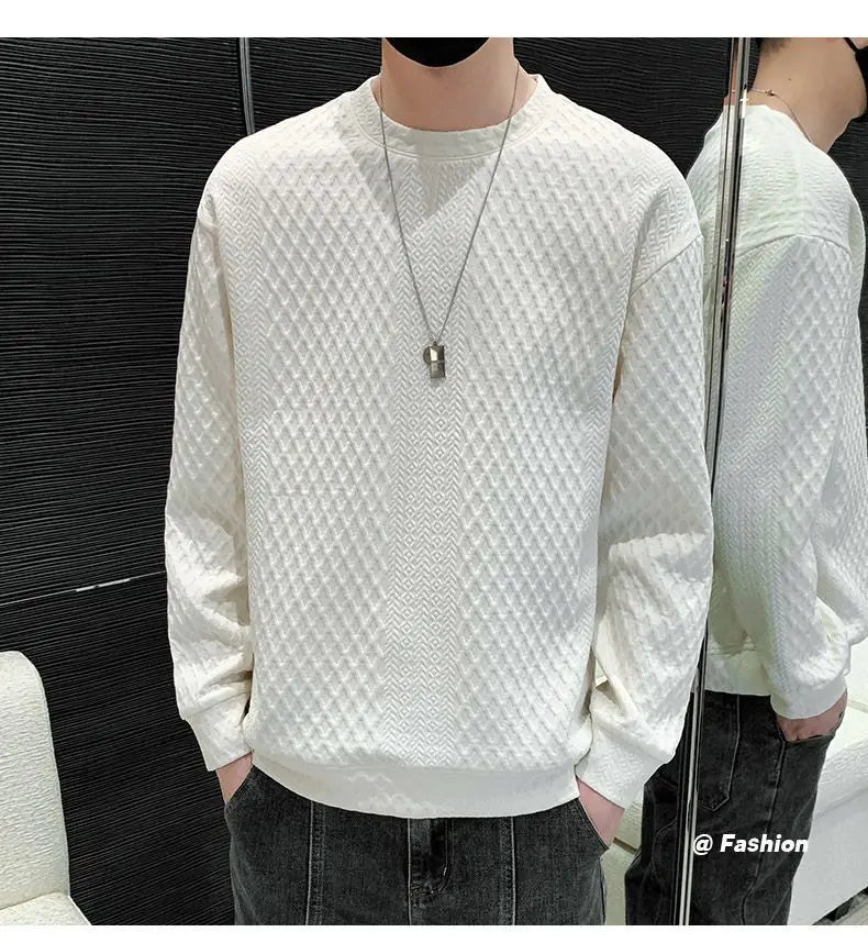 Y2K KPOP men’s sweater – elegant and casual for spring and autumn