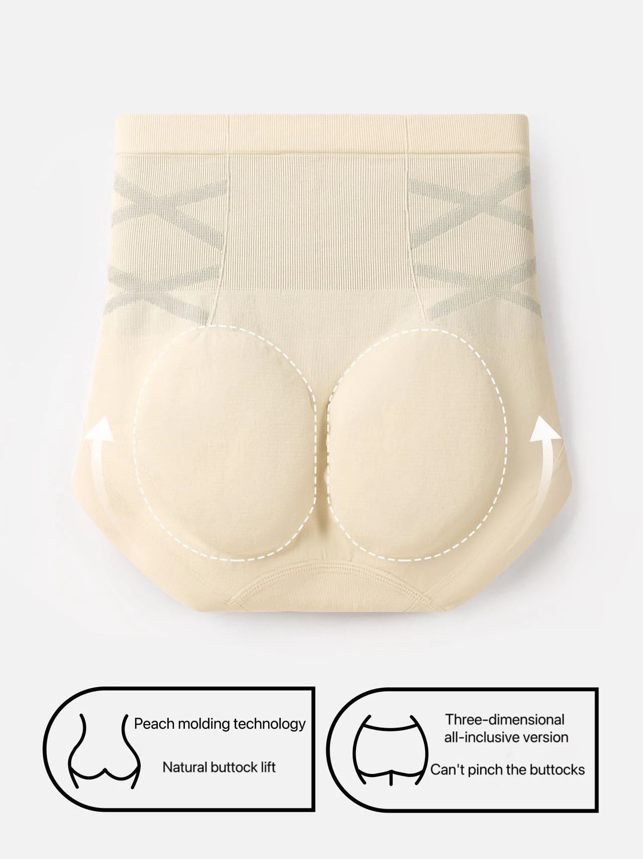 Seamless High-Waist Shaping Panties – Breathable, Figure-Sculpting Shapewear with Butt-Lifting Effect for Women