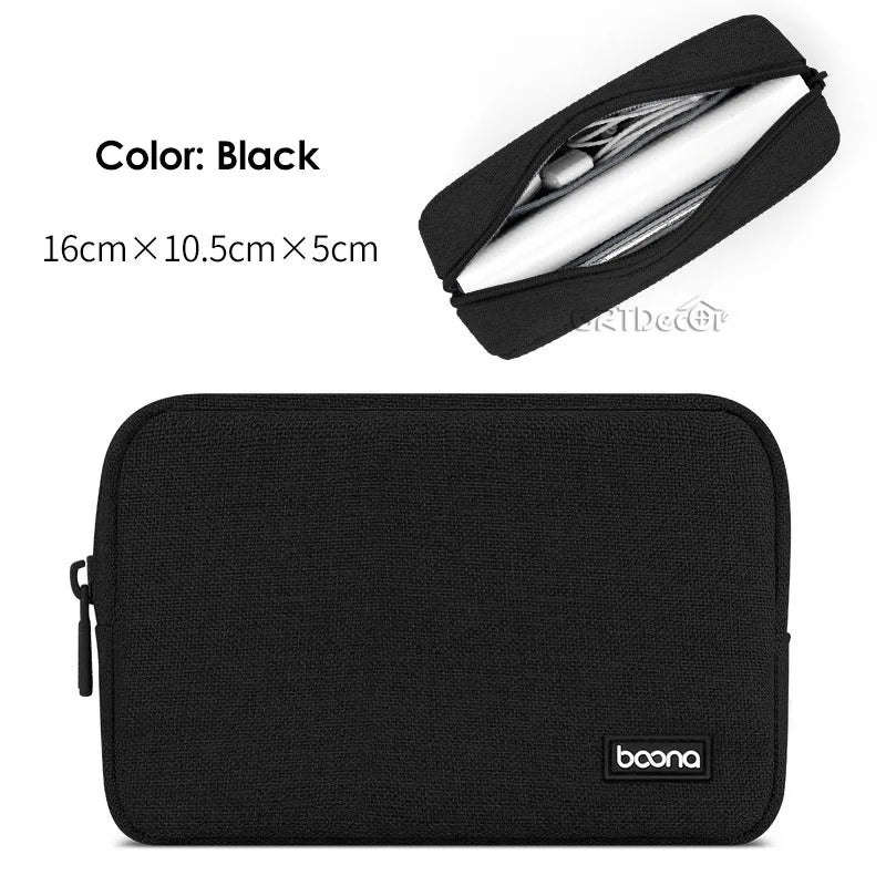 Multifunctional Digital Storage Bag – Perfect for Cables, Chargers, Hard Drives & Accessories While Traveling