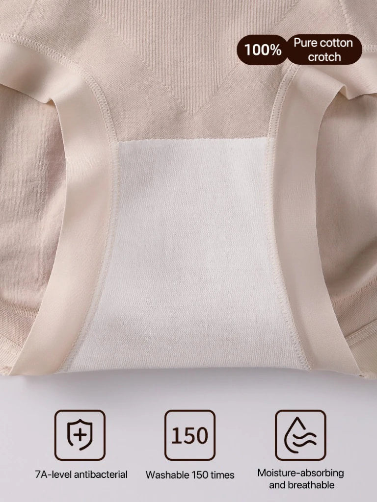 Seamless High-Waist Shaping Panties – Breathable, Figure-Sculpting Shapewear with Butt-Lifting Effect for Women
