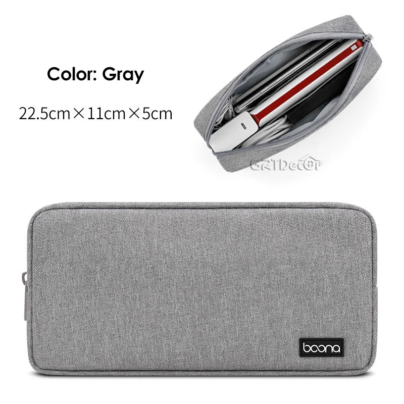 Multifunctional Digital Storage Bag – Perfect for Cables, Chargers, Hard Drives & Accessories While Traveling