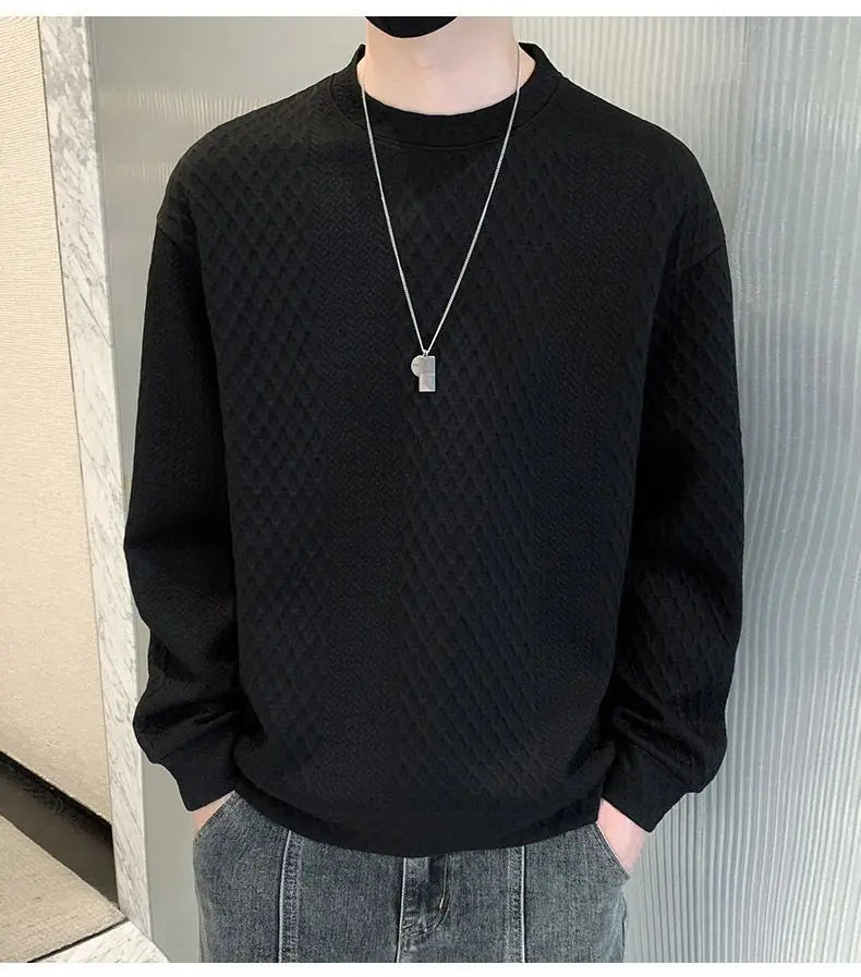 Y2K KPOP men’s sweater – elegant and casual for spring and autumn