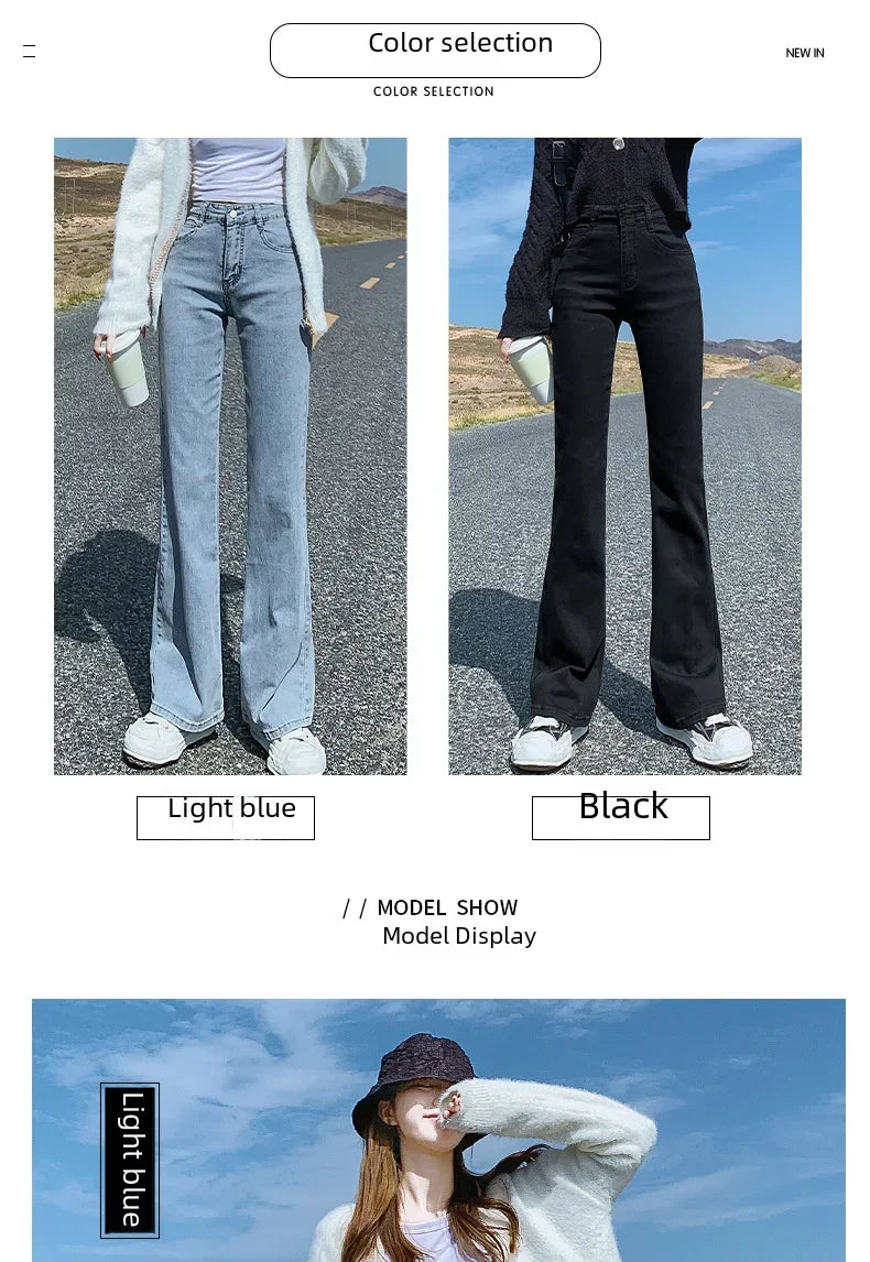 Figure-Flattering High-Rise Jeans – Comfy Stretch Fabric, Petite Friendly