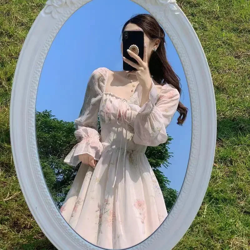 Chiffon Long Dress – Elegant French-Inspired Style for a Light & Feminine Summer Look