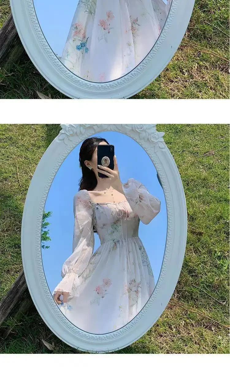 Chiffon Long Dress – Elegant French-Inspired Style for a Light & Feminine Summer Look